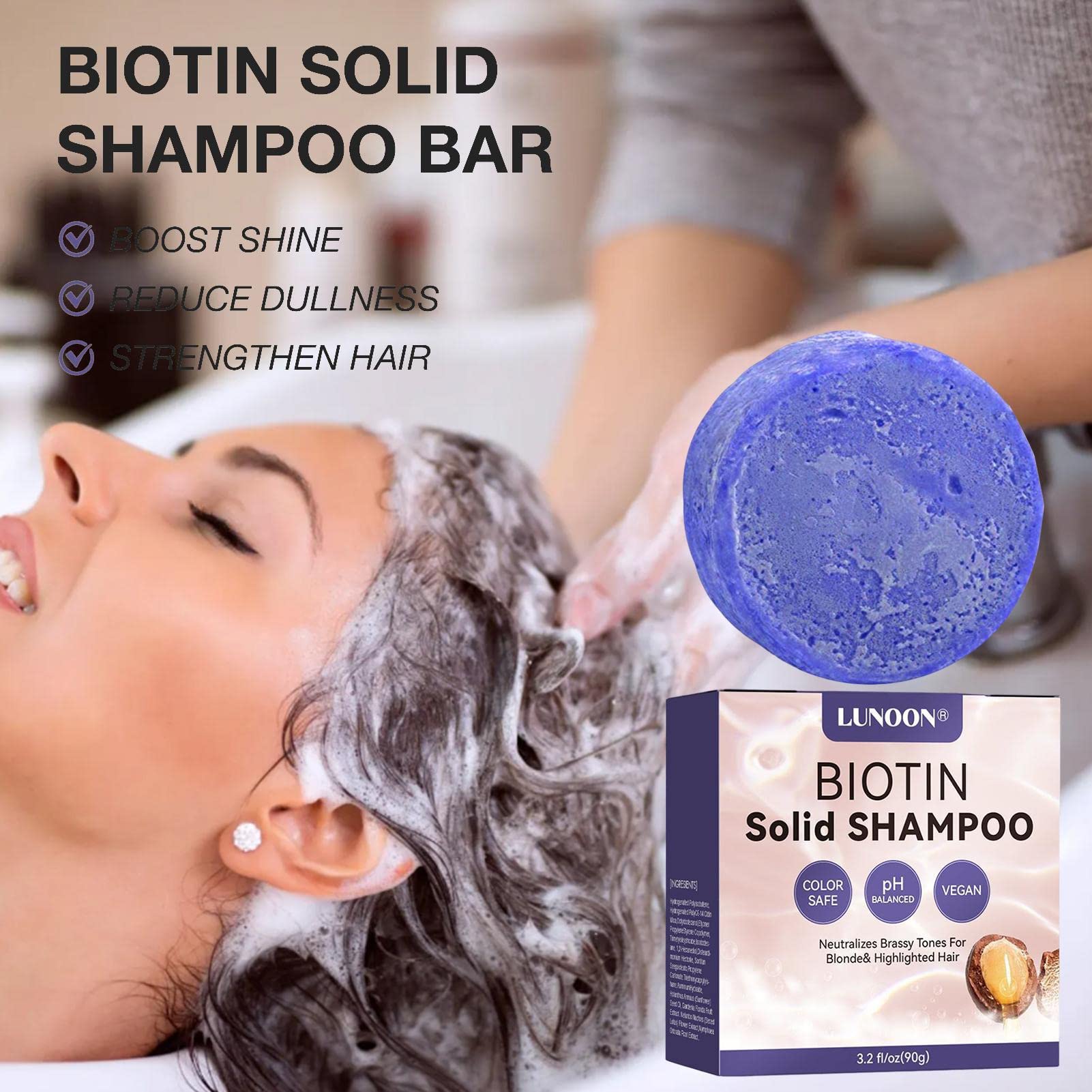 szampon do włosów w kostce fioletowy