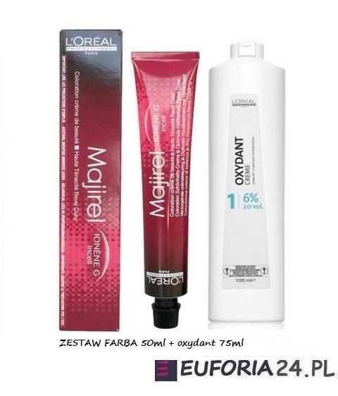 loreal majirel zestaw do koloryzacji farba oxydant szampon