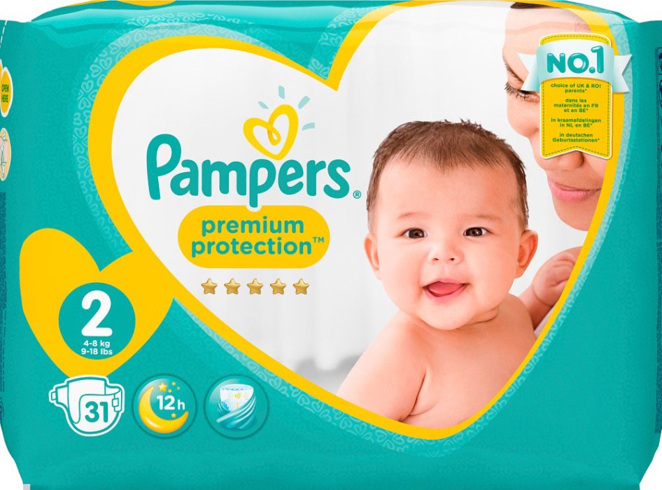 pampers premium protection 2 31 szt