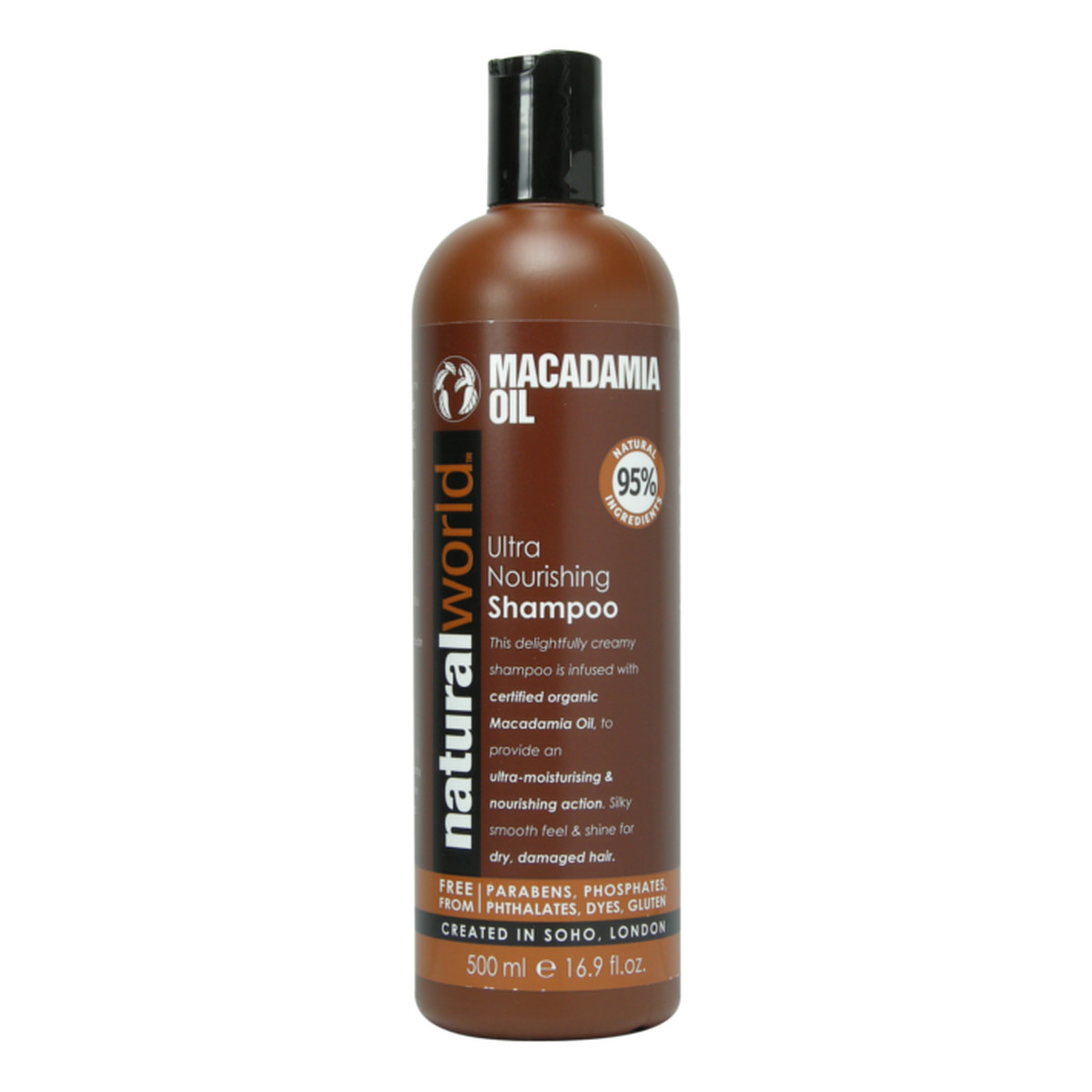 natural world macadamia oil ultra nourishing odżywczy szampon do włosów