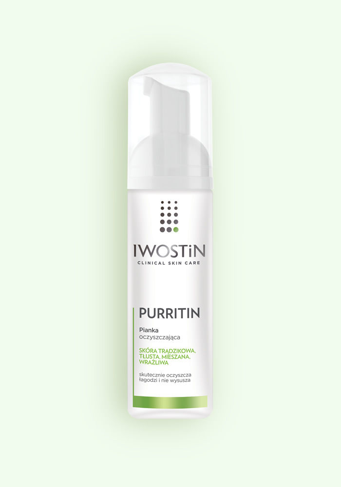 iwostin purritin pianka do mycia twarzy 165ml