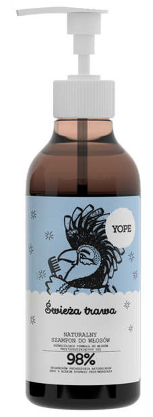 yope świeża trawa naturalny szampon wizaz