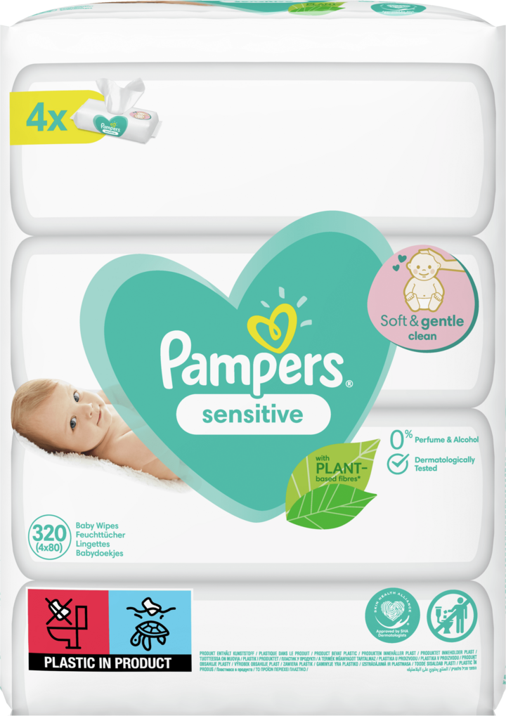 rosmman chusteczki pampers sensitive