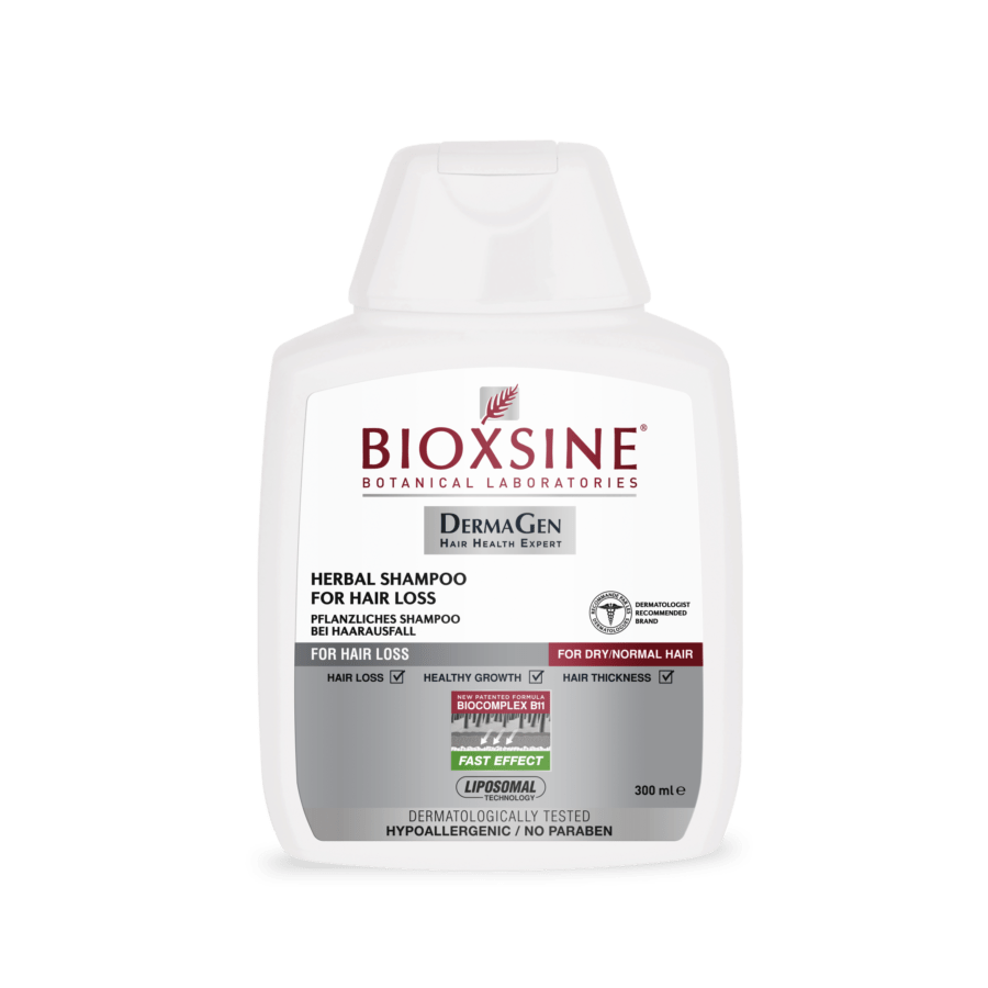 szampon ziołowy przeciw wypadaniu włosów bioxsine