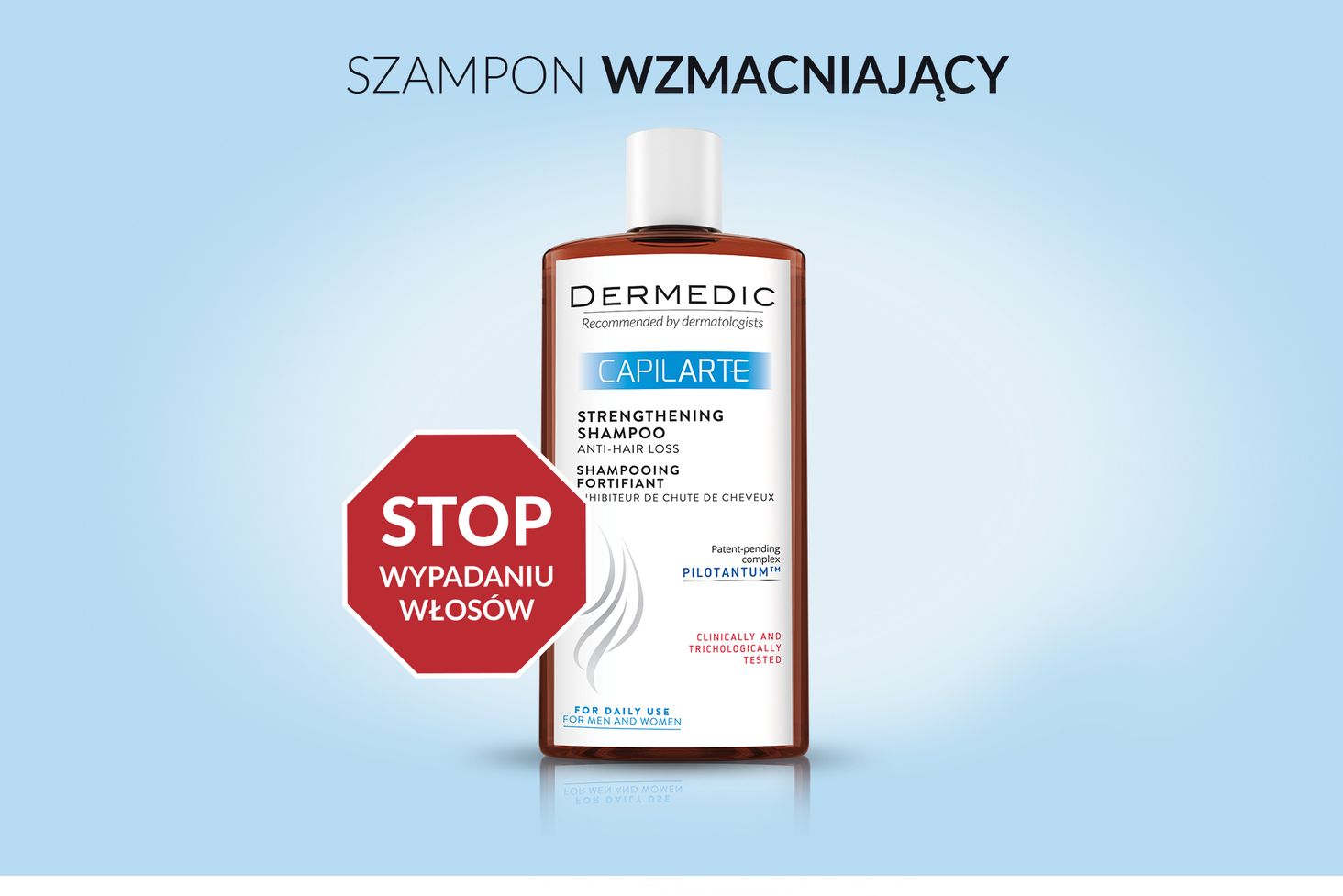 superpharm dermedic capilarte szampon wzmacniający hamujący wypadanie włosów