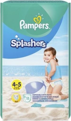 pampers splashers 4-5 rozmiar