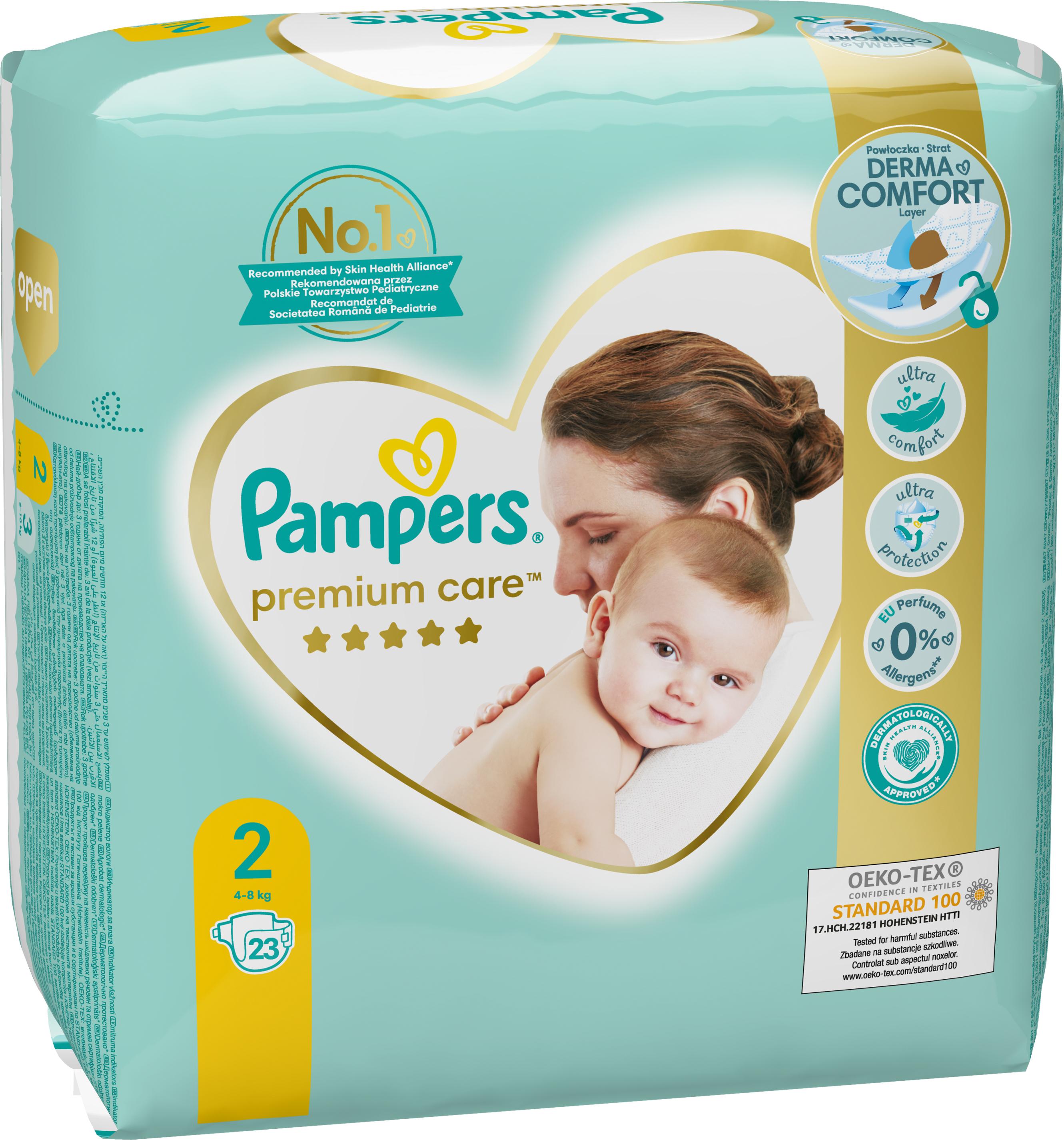 pampers 148 sztuk rozmiar 2