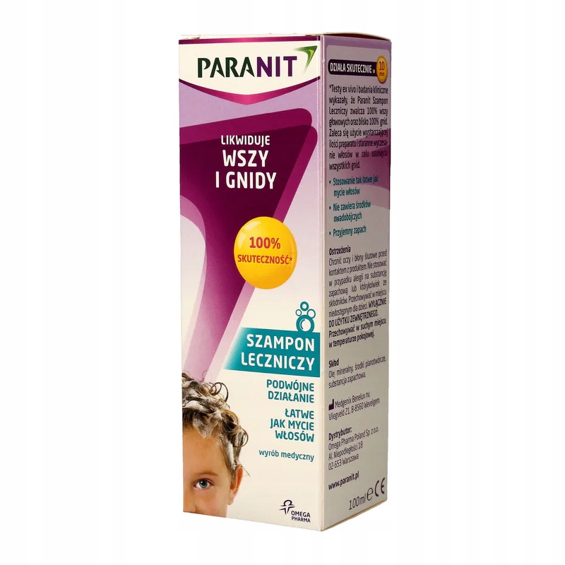 paranit szampon leczniczy 100 ml