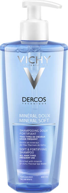 vichy dercos mineral soft szampon mineralny 400ml