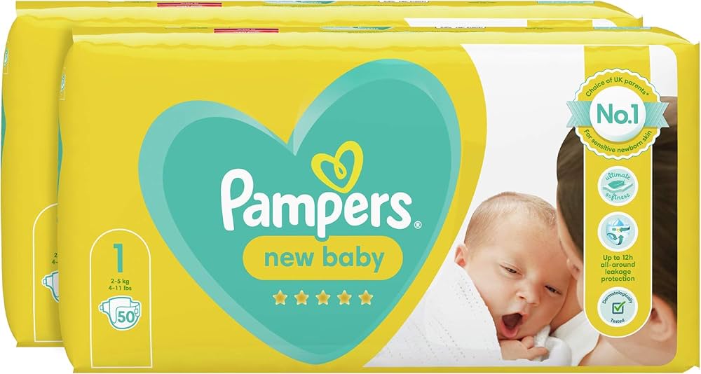 pampers new baby 1 2-5kg 43szt p&g-pampers