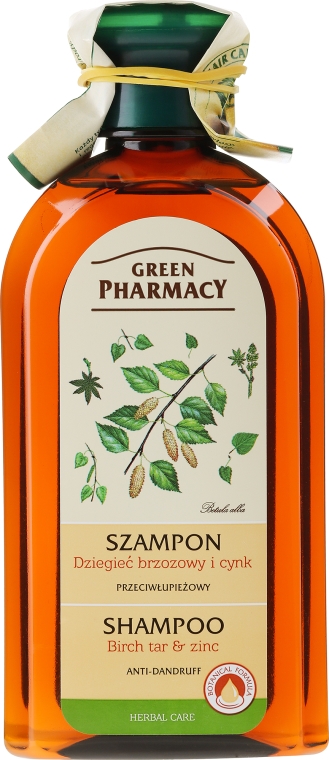 wizaz green pharmacy szampon dziegdzieć