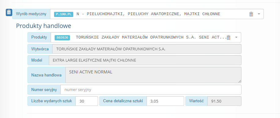 realizacja wniosków na pieluchomajtki