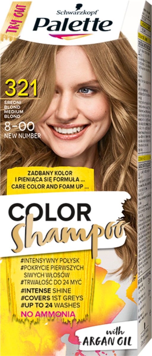szampon koloryzujacy włosów schwarzkopf palette