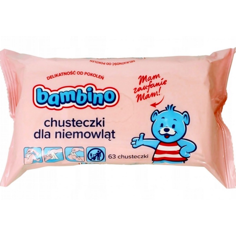 chusteczki nawilżane bambino