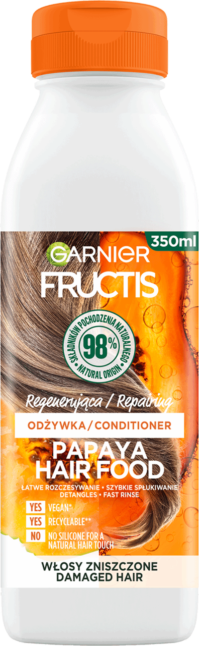 garnier fructis papaya hair food maska do włosów zniszczonych rossman