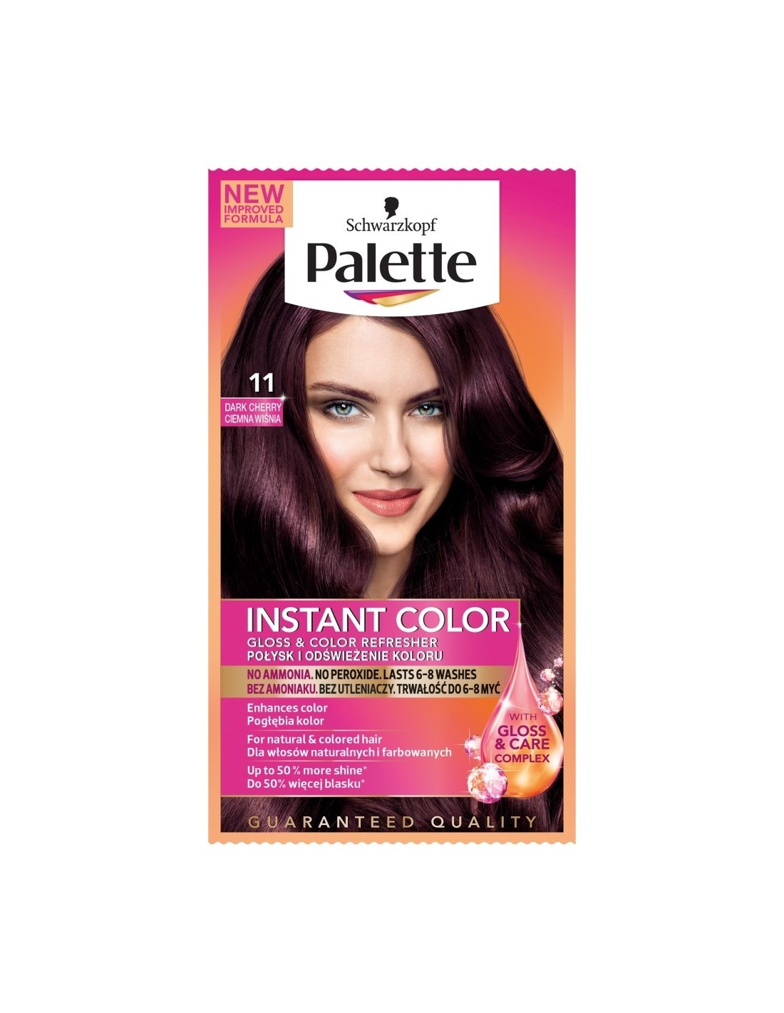 palette instant color szampon koloryzujący nr 7 intensywna miedź
