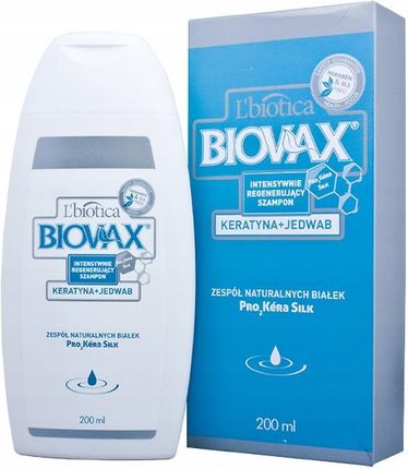 lbiotica biovax latte intensywnie regenerujący szampon po keratyowym