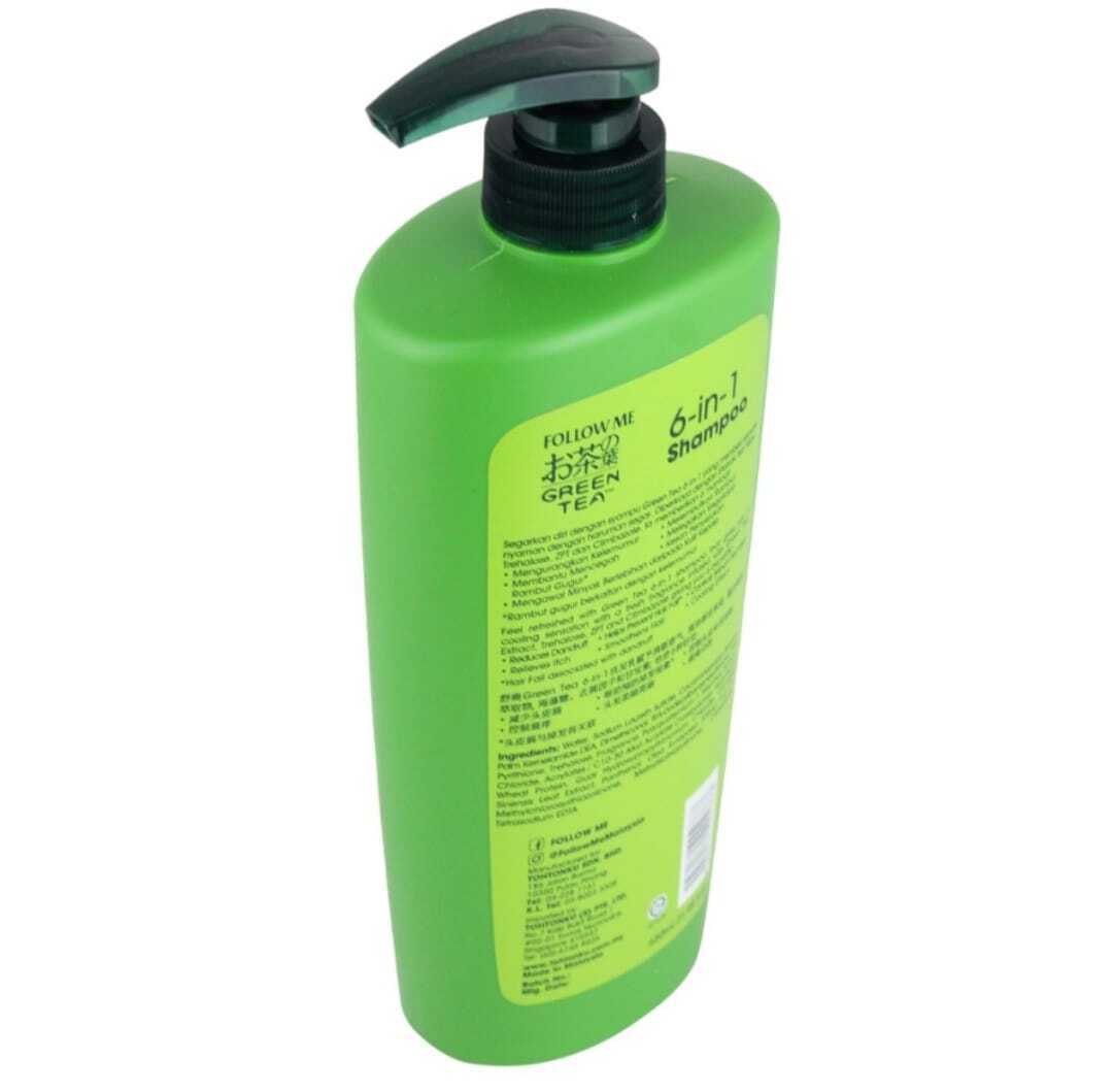 szampon w zielonej butelce