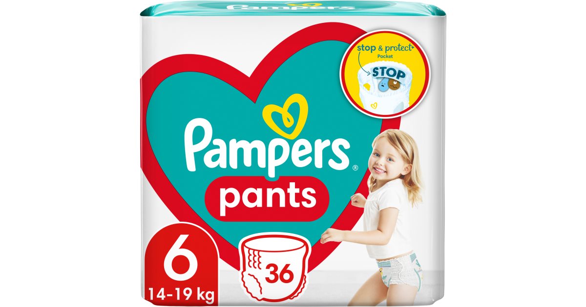 pampers pieluchomajtki pants 6