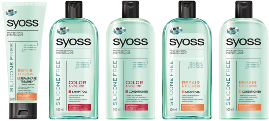 syoss silicone free color & volume odżywka do włosów farbowanych