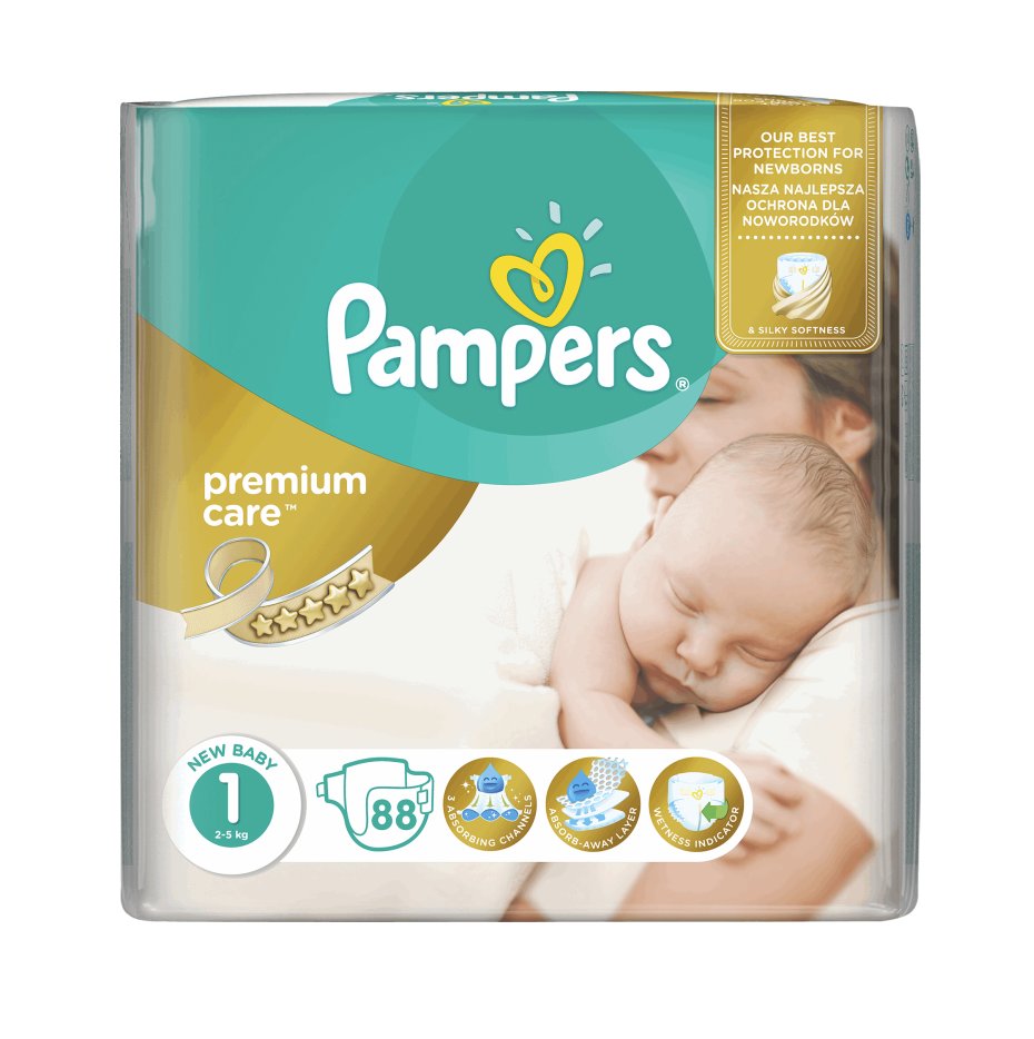 pieluszki jednorazowe z wycięciem na pępek pampers