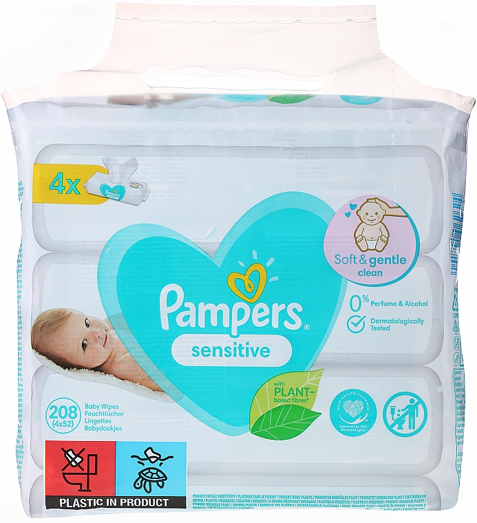 chusteczki pampers 4 pak