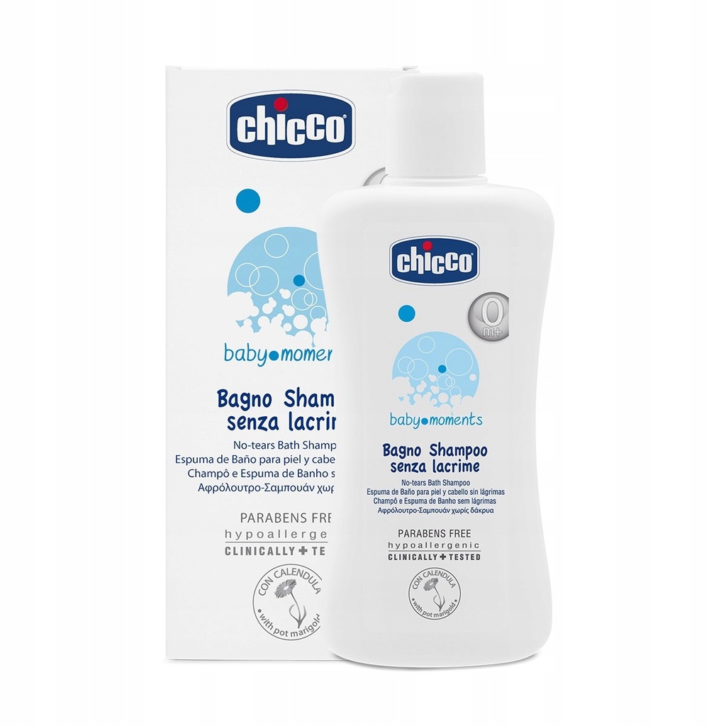 chicco nursery szampon do mycia ciala i wlosow etykieta