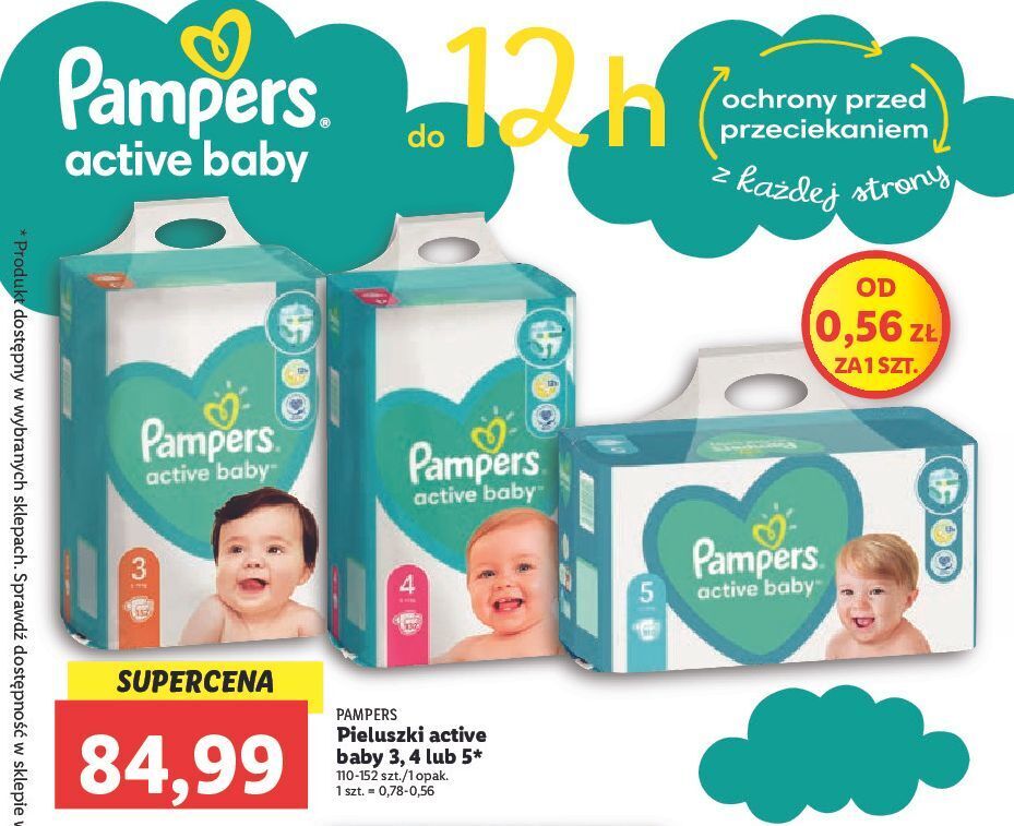 lidl pampersy pampers