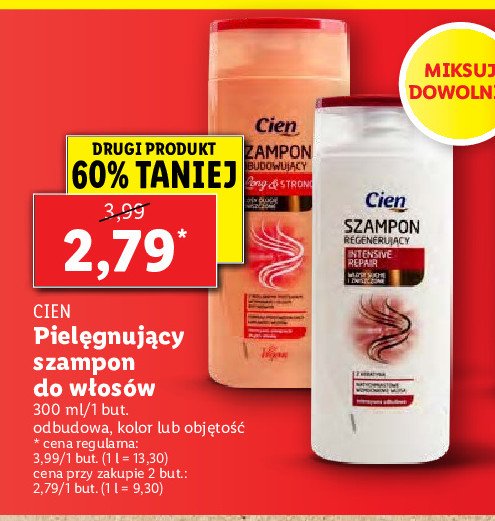 cien lidl szampon skład