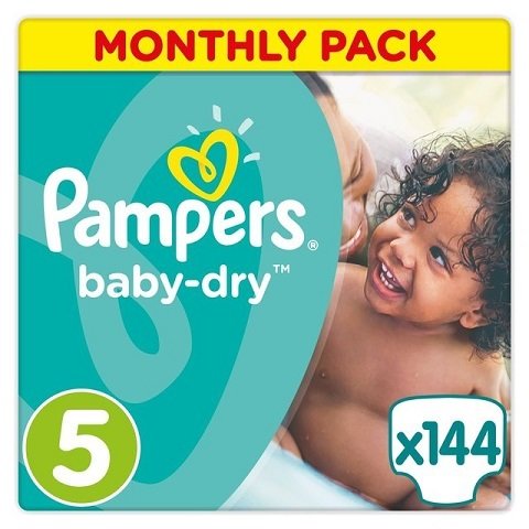 monthly saving pack pampers size 5