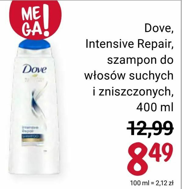 rossmann dove szampon repair