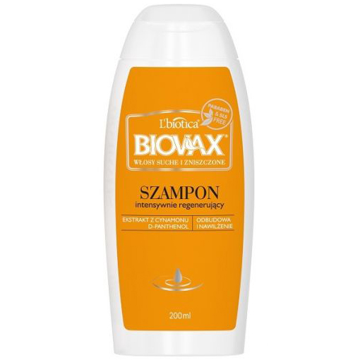 biovax szampon intensywnie regenerujący do włosów