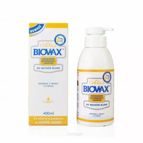 biovax szampon dla włosów blond