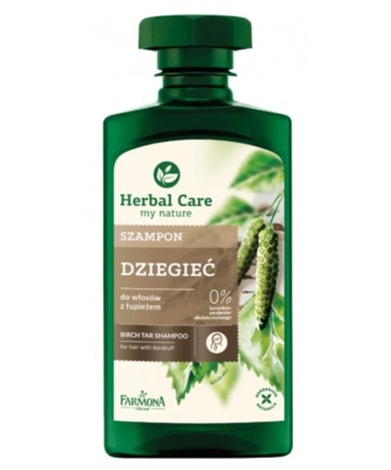 szampon do włosów z łupieżem dziegiećfarmona herbal care shampoo