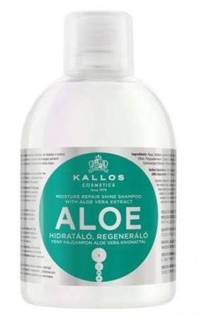 kallos aloe vera silnie nawilżający szampon do włosów