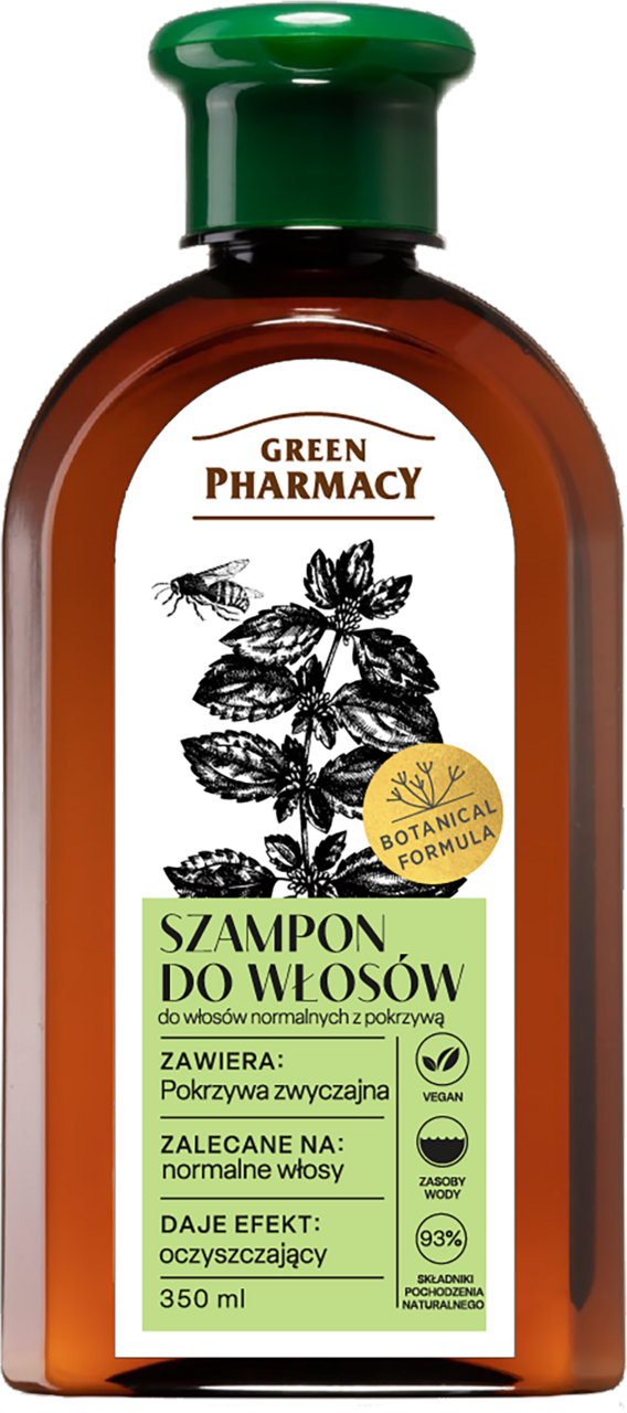 green pharmacy szampon aby wlosy sie blyszczaly