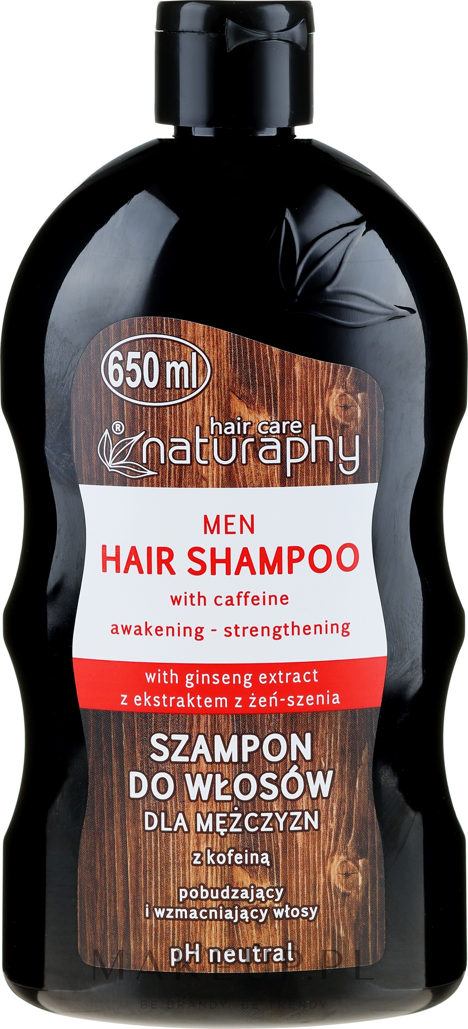 szampon dla mężczyzn z kofeiną