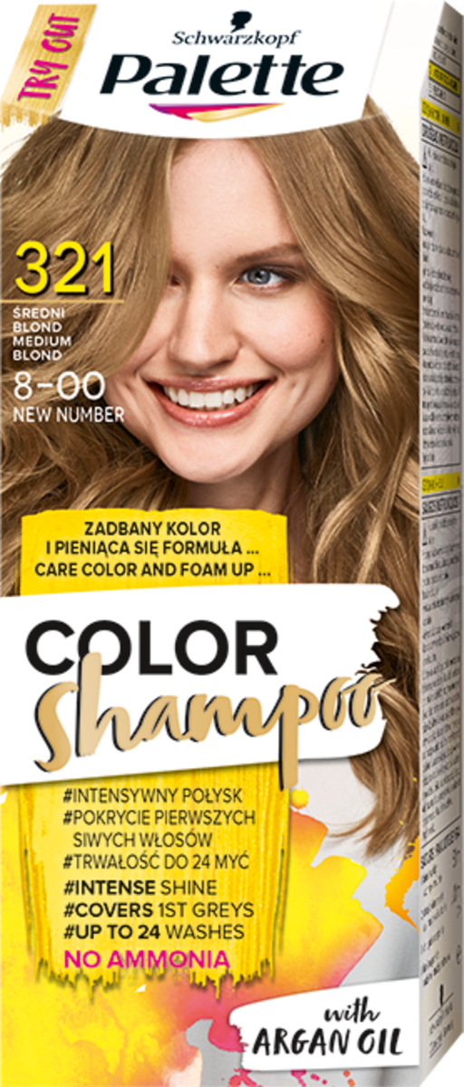 palette color shampoo szampon koloryzujący