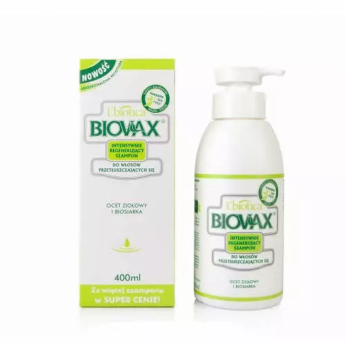 biovax szampon przetluszczajace