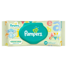 chusteczki pampers natural clean