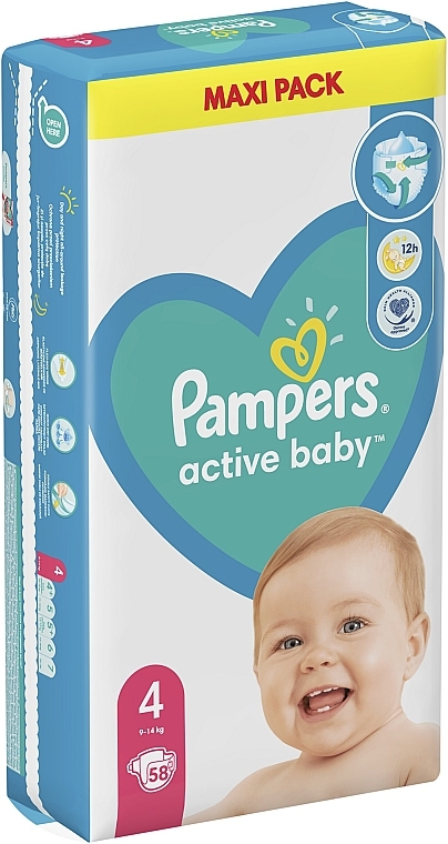 pampers 4 active baby