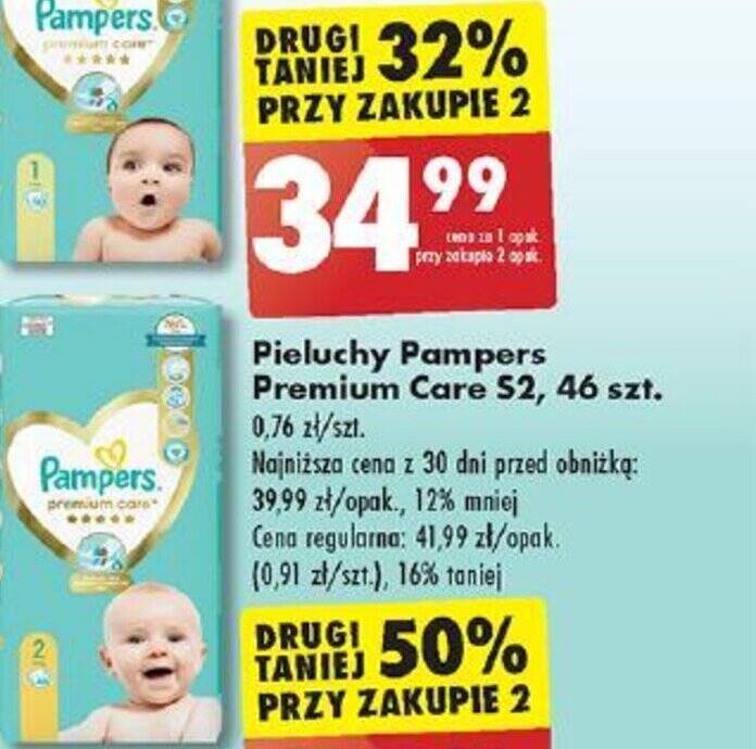 promocja na pampers premium care