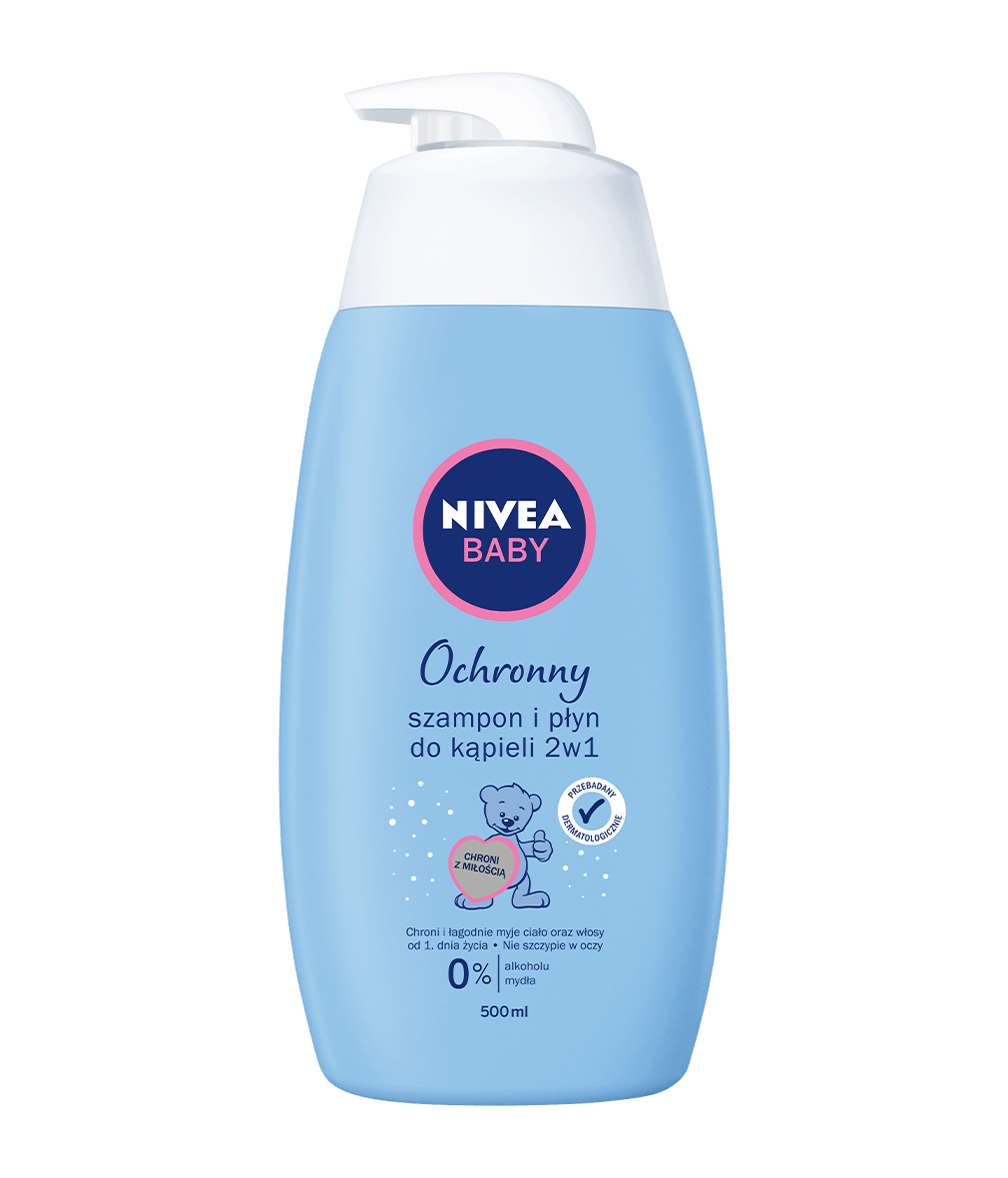 niebiesku szampon dla dzieci
