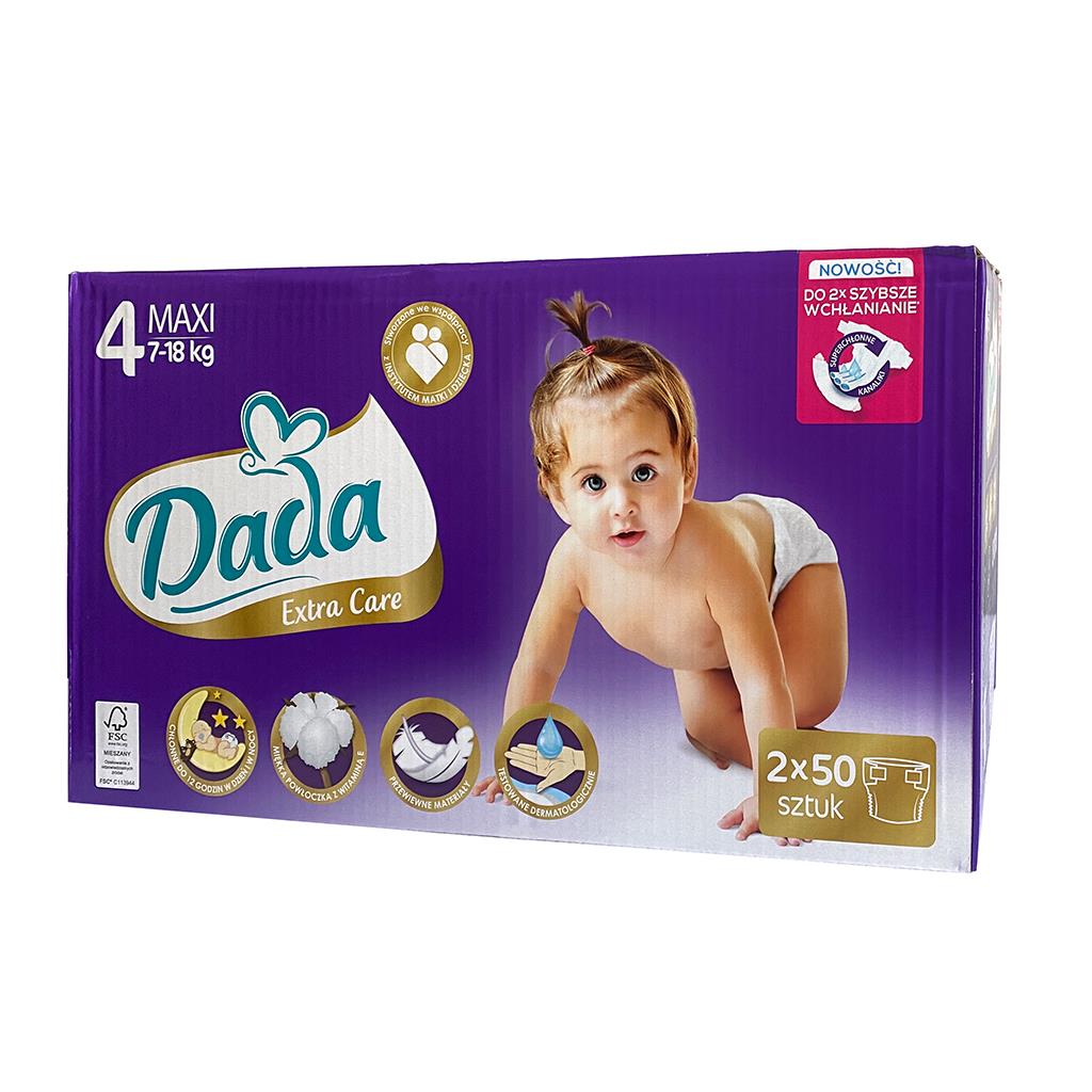 pieluchy dada extra care 4 box