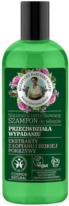 babuszka agafia szampon do włosów przeciw wypadaniu i łamliwości 350ml