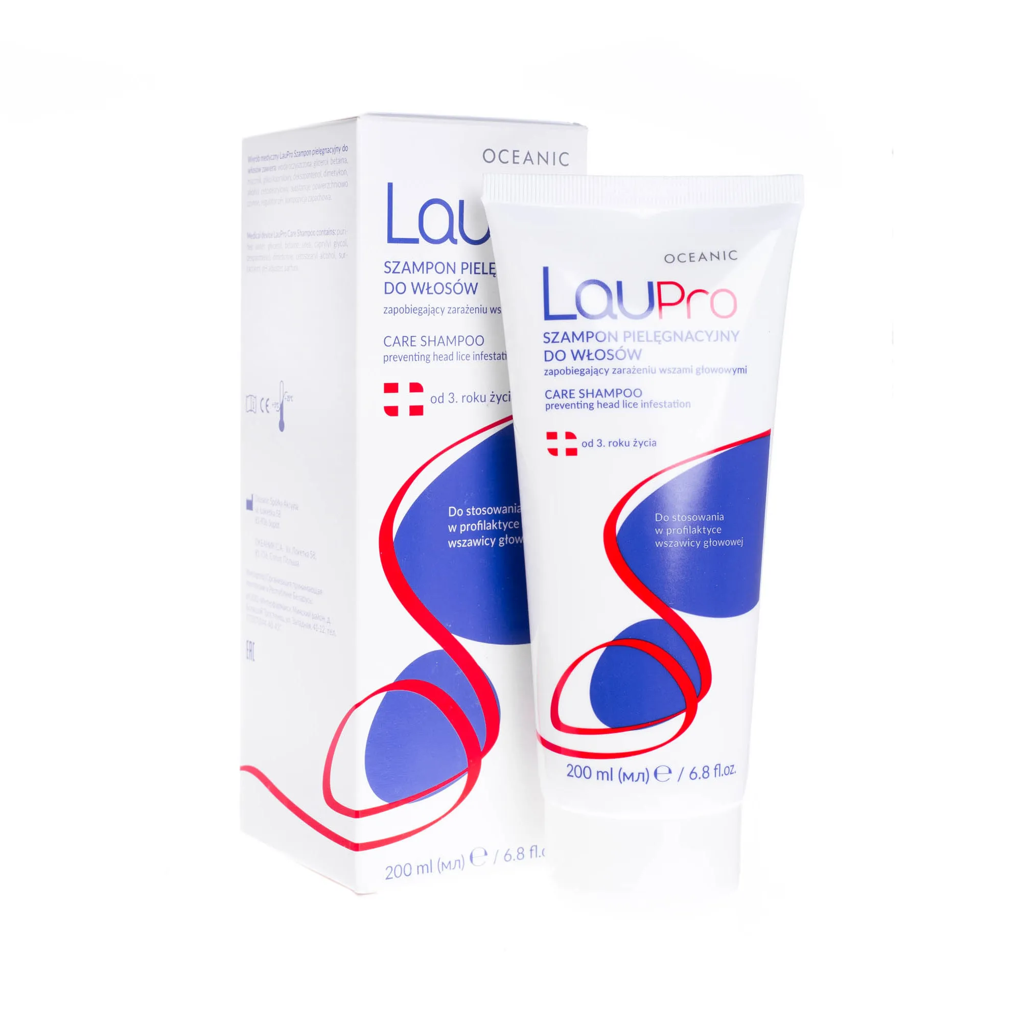 laupro szampon pielęgnacyjny do włosów przeciw wszawicy 200 ml
