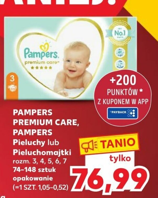 kaufland pampers premium care 1