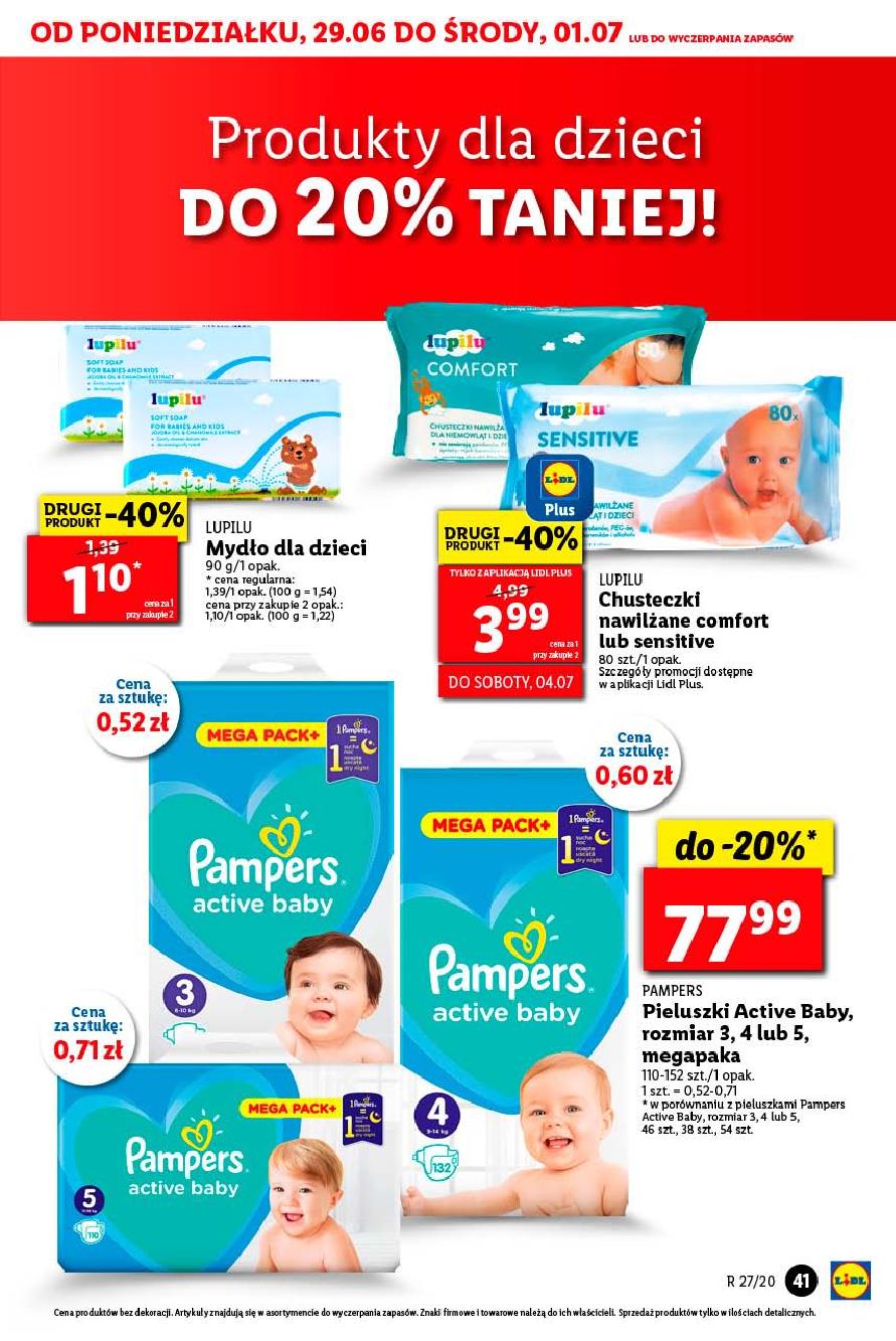 pieluchy pampers lidl