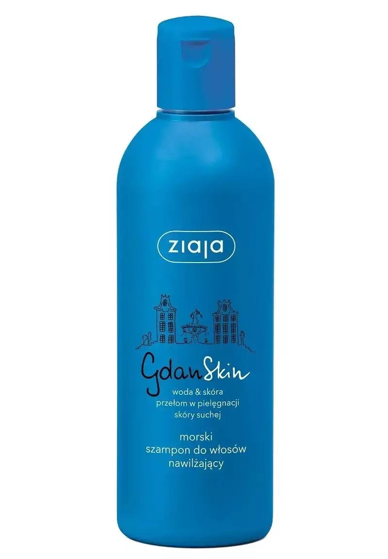 ziaja gdanskin morski szampon do włosów nawilżający 300ml