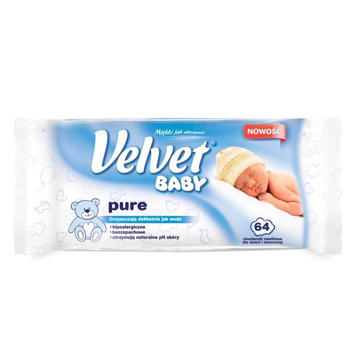 skład chusteczki nawilżane velvet baby pure opinie